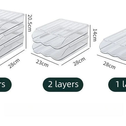 Boîte à œufs amovible multicouche