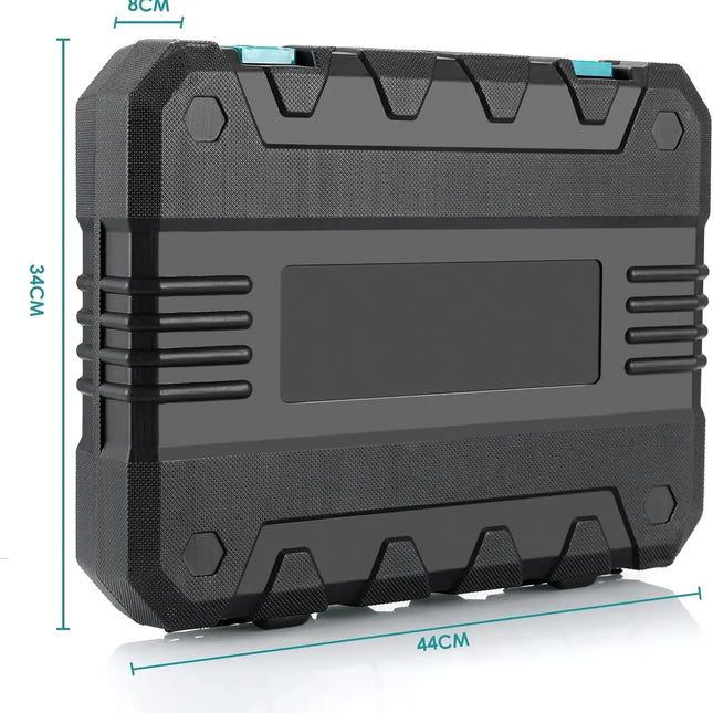Maletín de herramientas 198 piezas | Juego universal con carraca, vasos y destornilladores para hogar y cocheMaletinesHardware > Hardware Accessories > Tool Storage & Organization > Tool Boxes > Hand Carry Tool Boxes
