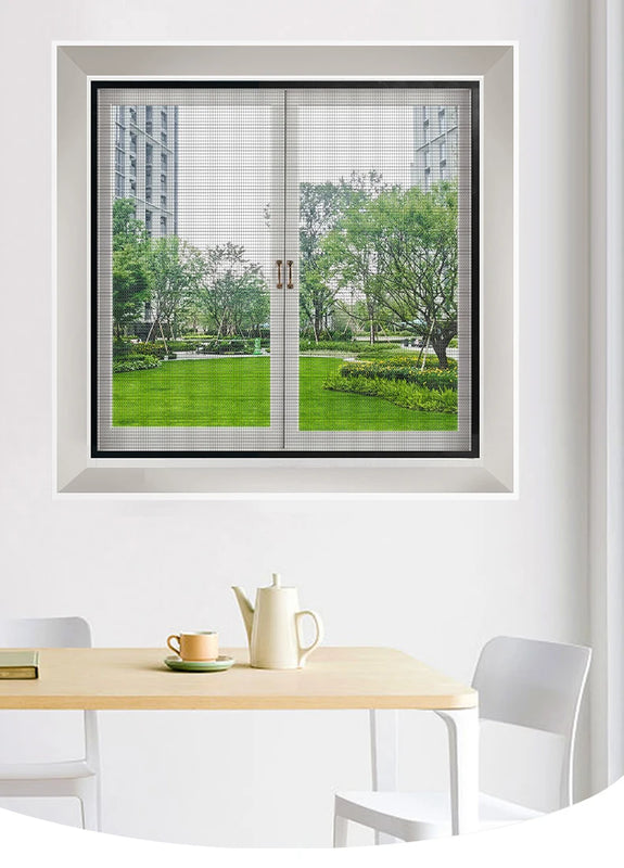 Mosquitera de red negra autoadhesiva para ventanasMosquiterasHome & Garden > Decor > Window Treatments > Window Screens