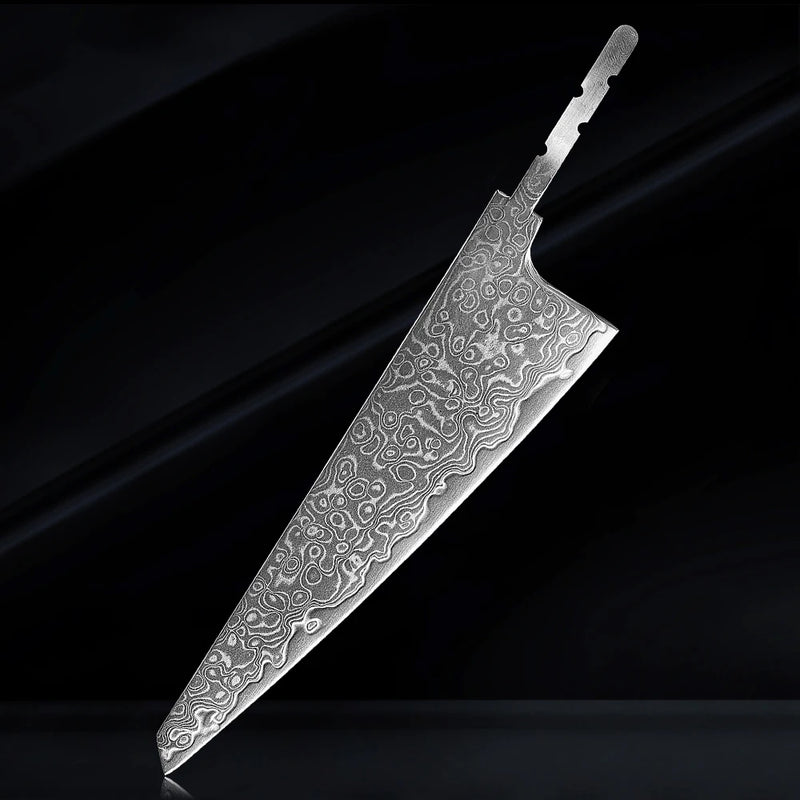 Hoja de cuchillo japonés de acero Damasco AUS-10 para bricolaje sin mangoCuchillosHome & Garden > Kitchen & Dining > Kitchen Tools & Utensils > Kitchen Knives