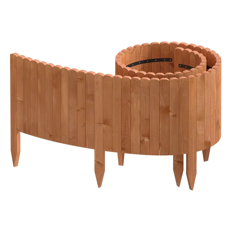 Borde de jardín flexible de madera para céspedVallasHardware > Fencing & Barriers > Garden Borders & Edging > Edging
