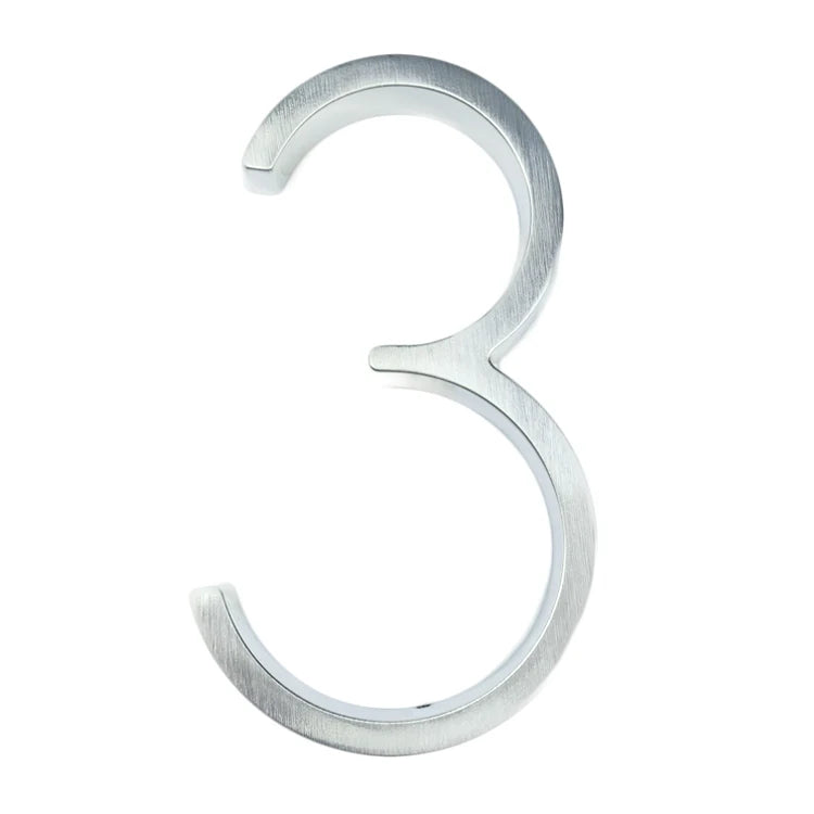 Números y letras flotantes para casasNúmeros