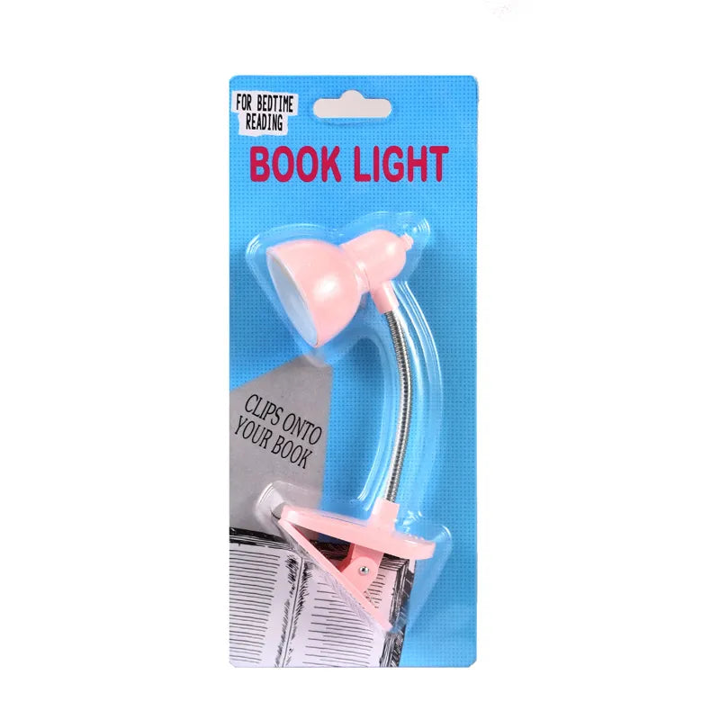 Mini luz LED para lectura con sujeción de pinza