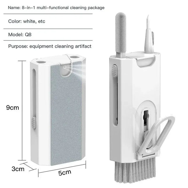 Kit de brosse de nettoyage pour clavier d'ordinateur 8 en 1