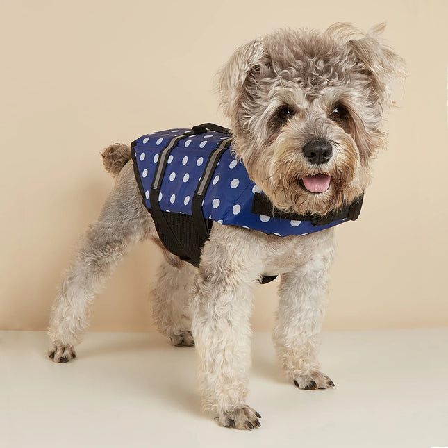 Gilet de sauvetage réfléchissant réglable pour chien