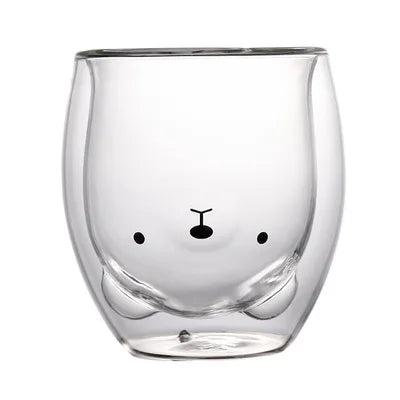 Vaso de vidrio de doble capa con diseño de animalesVasosHome & Garden > Kitchen & Dining > Tableware > Drinkware > Tumblers