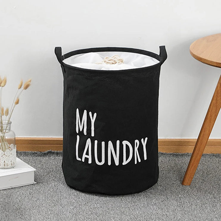 Foldable Waterproof Cotton Linen Basket