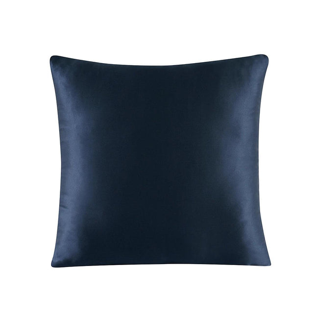 Silk effect cushion cover with zipper in solid multicolors and different sizes