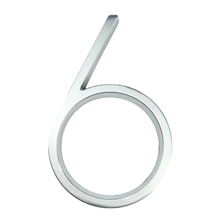 Números y letras flotantes para casasNúmeros