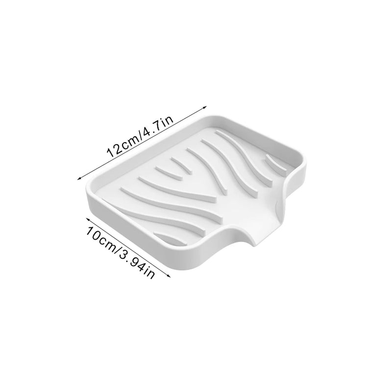 Bandeja de silicona con escurridor para fregaderoAccesorios para fregadero