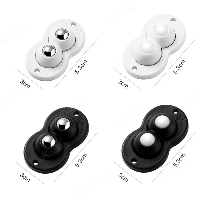 Mini ruedas adhesivas 360°, pack 4/8/16, para muebles y cajasRuedasHardware > Hardware Accessories > Casters
