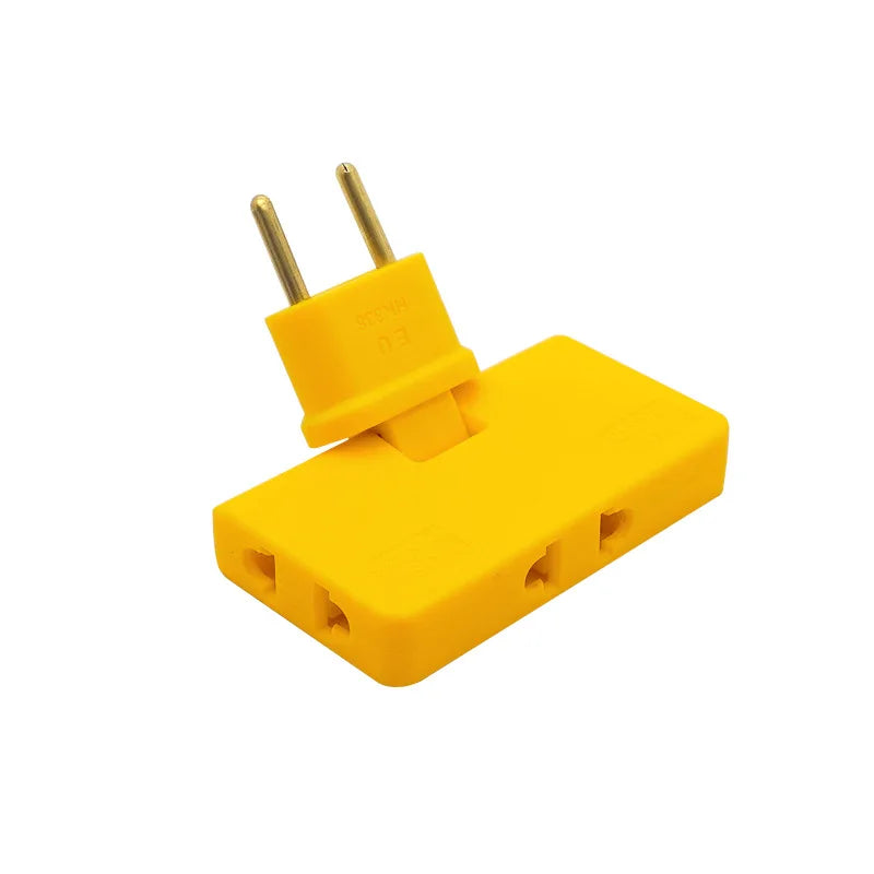 Adaptador de enchufe 3 vías EU a US – 1500WRegletasElectronics > Electronics Accessories > Adapters