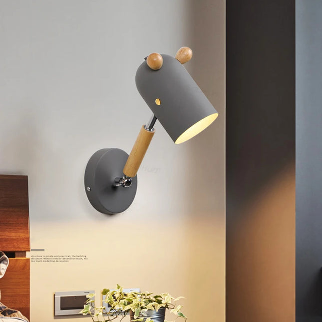 LED wall lamp with ears