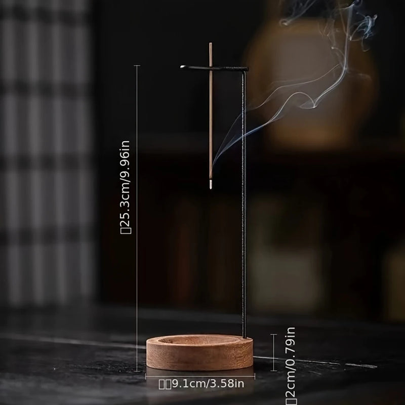 Quemador de incienso de madera, ideal para meditación y decoraciónAmbientadoresHome & Garden > Decor > Home Fragrance Accessories > Incense Holders