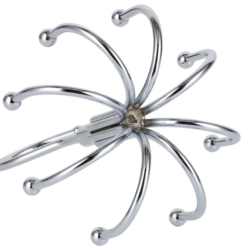 Percha multiusos de metal giratoria de 360 grados con 8 ganchosPerchasHome & Garden > Household Supplies > Storage & Organization > Clothing & Closet Storage > Closet Organizers & Garment Racks > Closet Organizers