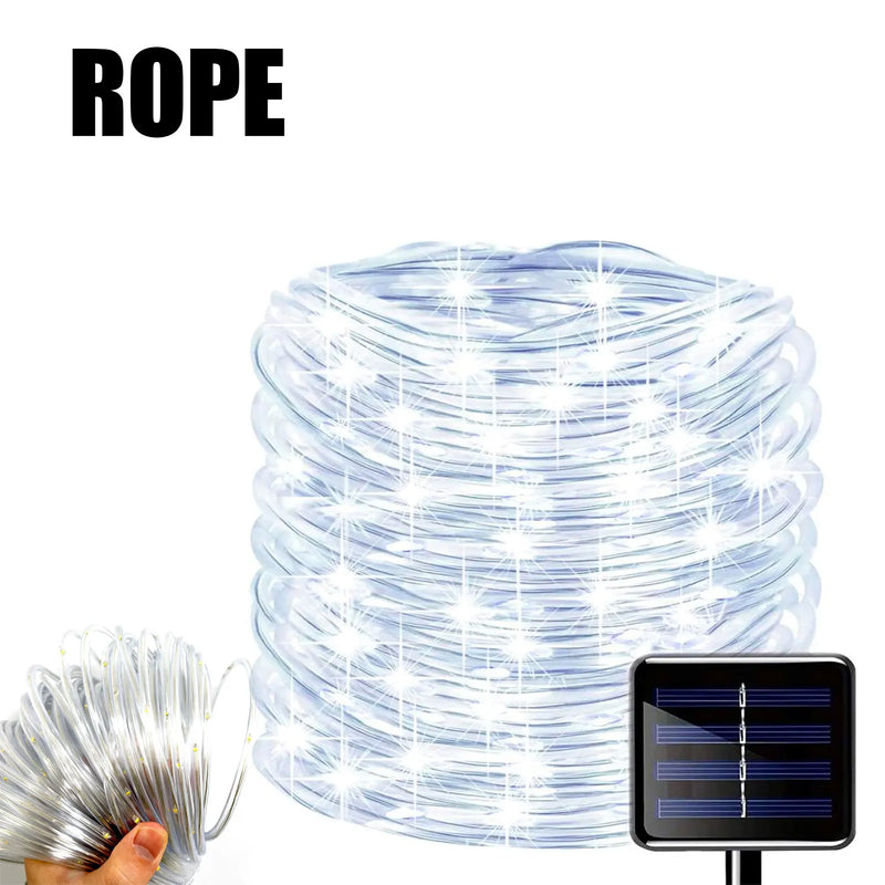 Tiras de luces LED solares para decoración al aire libreTiras LEDHome & Garden > Lighting > Light Ropes & Strings