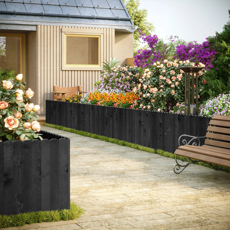 Borde de jardín flexible de madera para céspedVallasHardware > Fencing & Barriers > Garden Borders & Edging > Edging