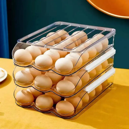 Caja de huevos extraíble multicapa