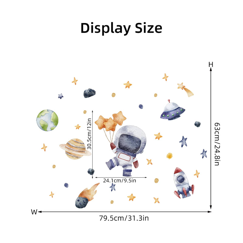 Pegatinas de pared con diseño de astronautaAdhesivos