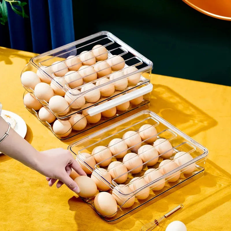 Caja de huevos extraíble multicapa