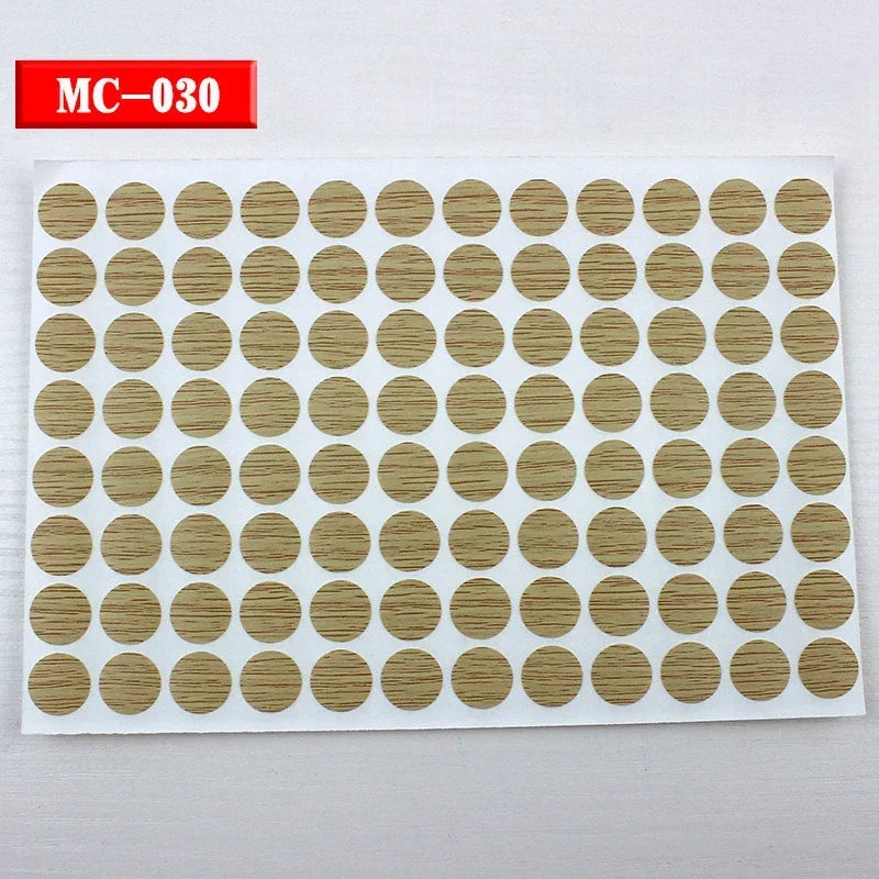 Cubiertas adhesivas para tornillos de madera pack 96 unidades 15mmProtectores para muebles