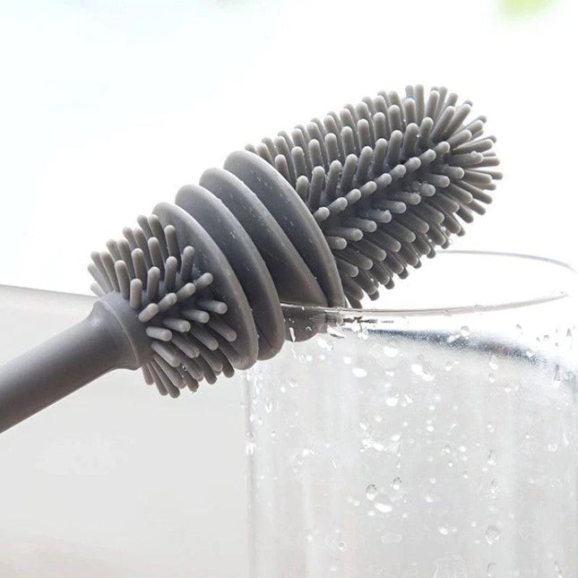 Brosse en silicone pour nettoyer les biberons et biberons