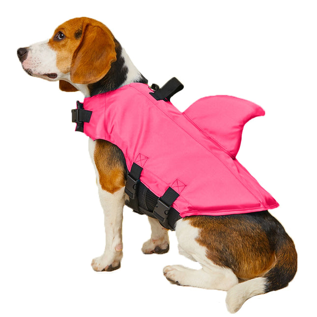 Gilet de sauvetage en aileron de requin pour chien