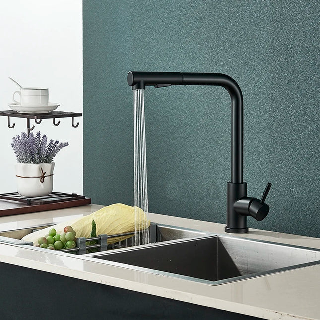 Grifo de cocina extraíble con regulador de chorroGrifosHardware > Plumbing > Plumbing Fixtures > Faucets > Kitchen Sink Faucets