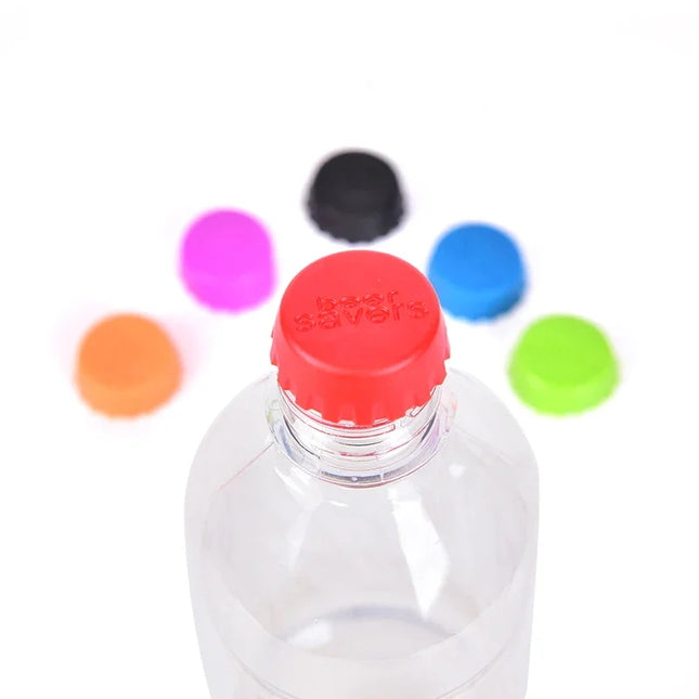 Silicone caps for bottles