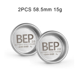 2 pièces 15 g 58,5 mm