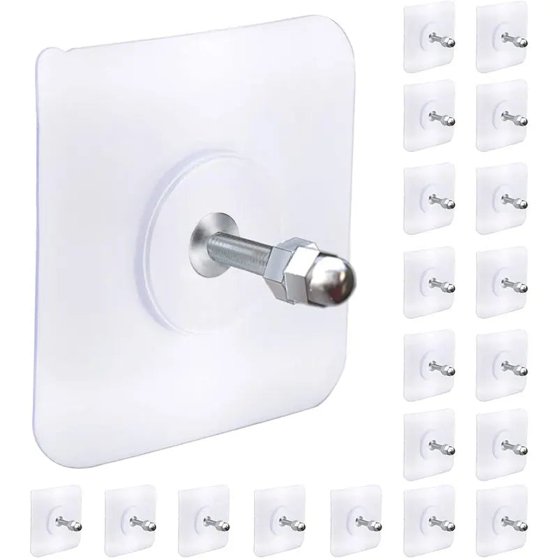 Colgadores adhesivos resistentes, instalación sin perforaciónColgadoresHome & Garden > Household Supplies > Storage & Organization > Storage Hooks & Racks > Utility Hooks
