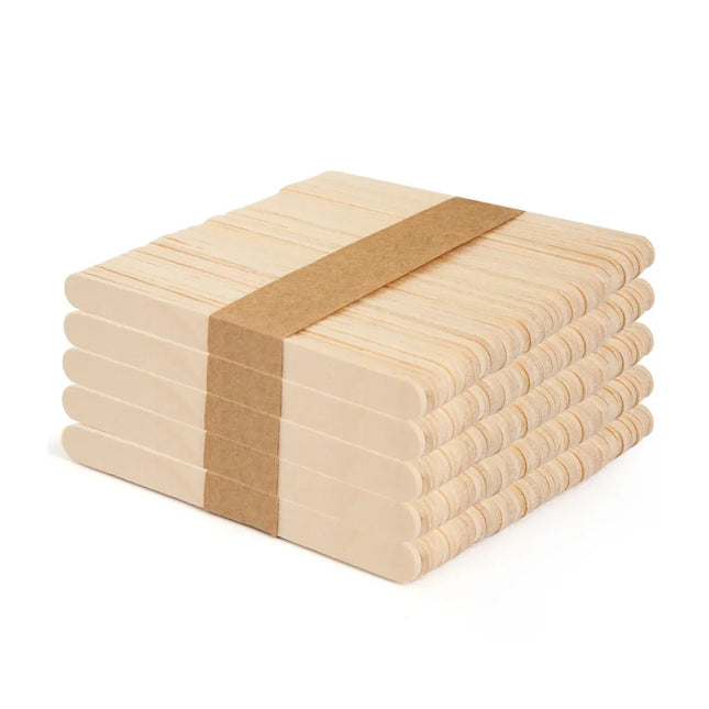 Bâtonnets en bois pour sucettes glacées 93mm