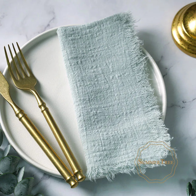 Rustic cloth napkins