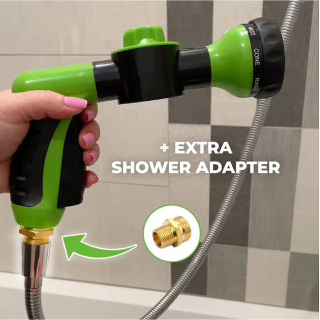 Pistolet de douche pour chien avec 3 modes de débit réglables