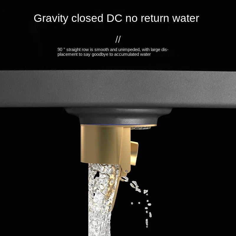 Desagüe de suelo rectangular de acero inoxidable color grisDesagües