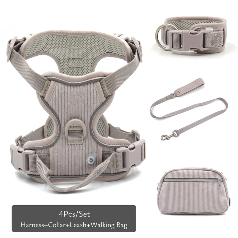 Conjunto de pana de diseño para perrosArnesesAnimals & Pet Supplies > Pet Supplies > Pet Collars & Harnesses > Harnesses