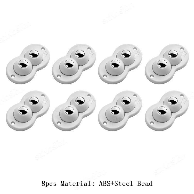 Mini ruedas adhesivas 360°, pack 4/8/16, para muebles y cajasRuedasHardware > Hardware Accessories > Casters