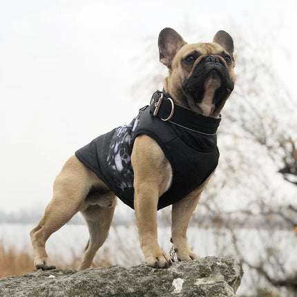 Waterproof camouflage print dog vest