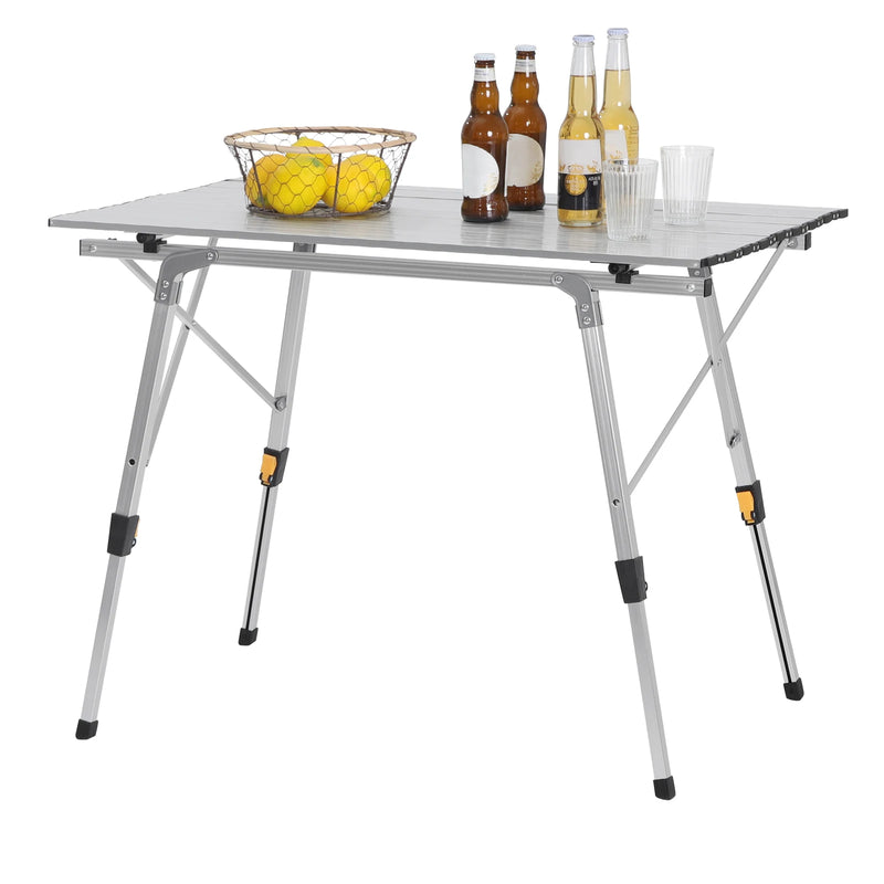 Mesa de camping plegable y regulable en altura 90×52 cm | aluminio ligera con bolsaMesas plegablesFurniture > Outdoor Furniture > Outdoor Tables