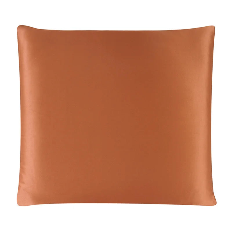 Funda de cojines de seda con cremallera diferentes tamaños y colores sólidosFundasHome & Garden > Decor > Chair & Sofa Cushion Covers