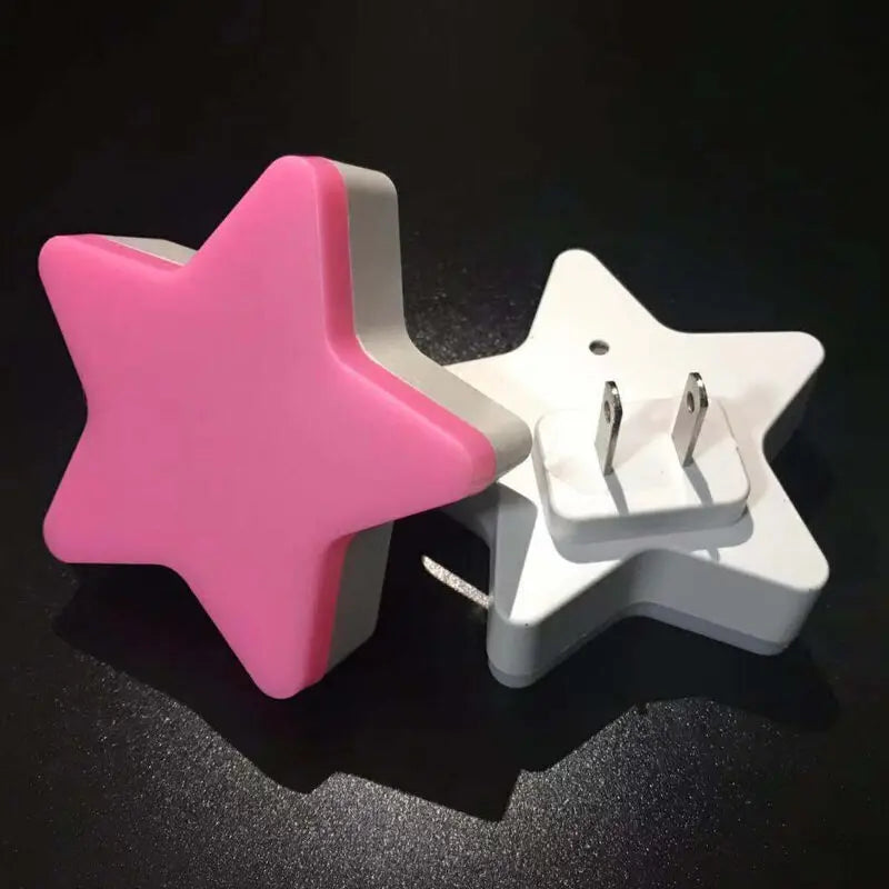 Luz nocturna LED con forma de estrellaLámparas de pared
