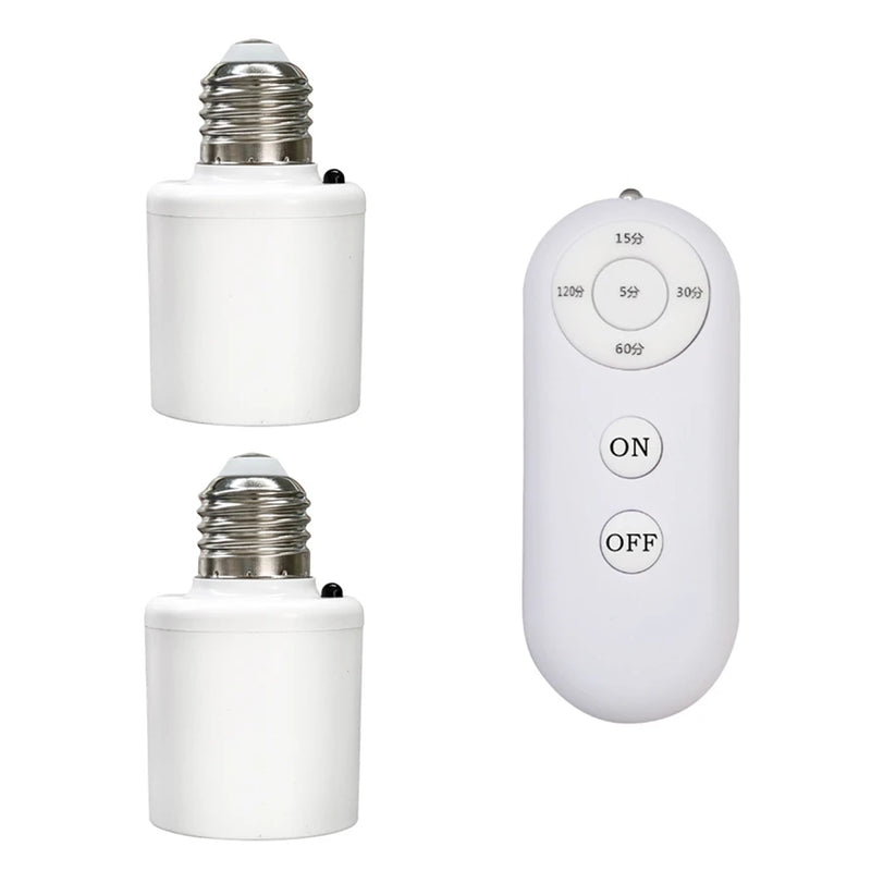 Portalámparas E27 con temporizador y control remoto inalámbricoPortalámparasHome & Garden > Lighting