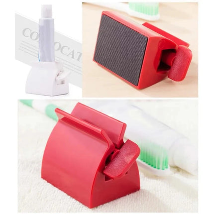 Toothpaste squeezer dispenser