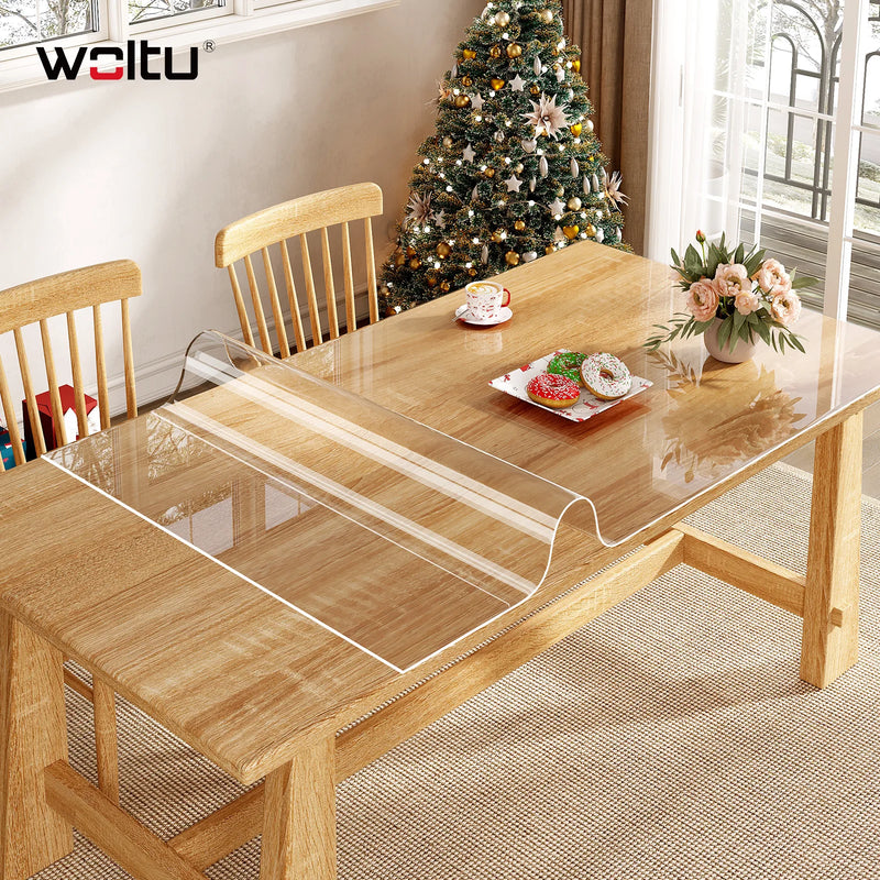 Mantel transparente de PVC 2 mm, protector impermeable para mesaMantelesHome & Garden > Linens & Bedding > Table Linens > Tablecloths