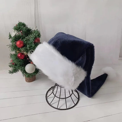 Long Plush Adult Christmas Hat