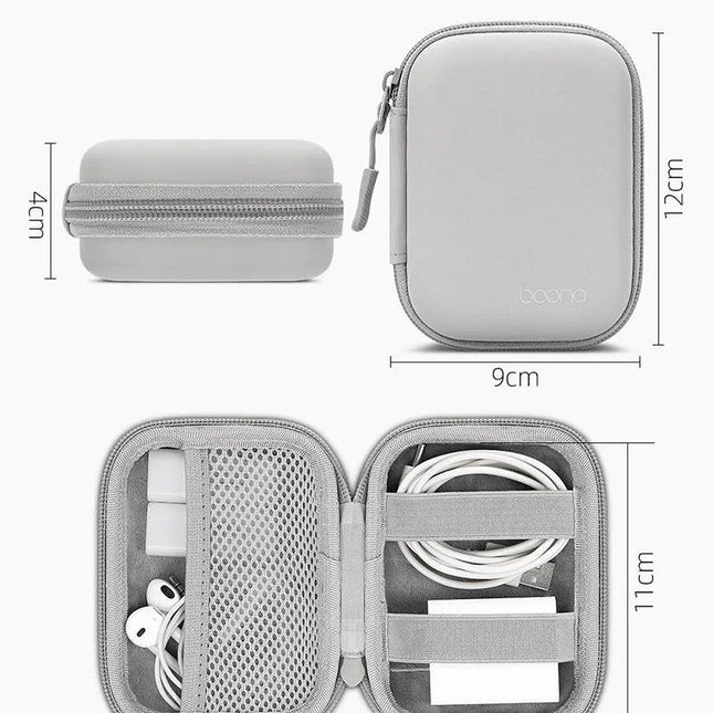 Mini étui carré rigide portable pour appareils numériques