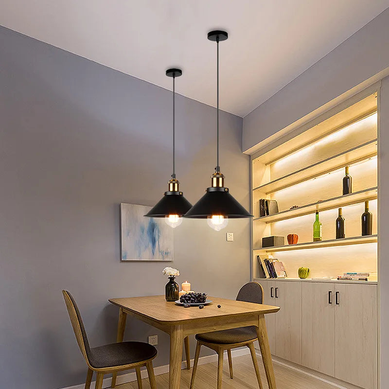 Lámpara colgante de metal retro IndustrialLámparas de techoHome & Garden > Lighting > Lighting Fixtures > Ceiling Light Fixtures