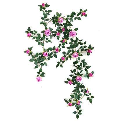 Artificial flower garland for decoration