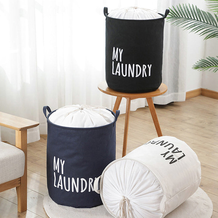 Foldable Waterproof Cotton Linen Basket