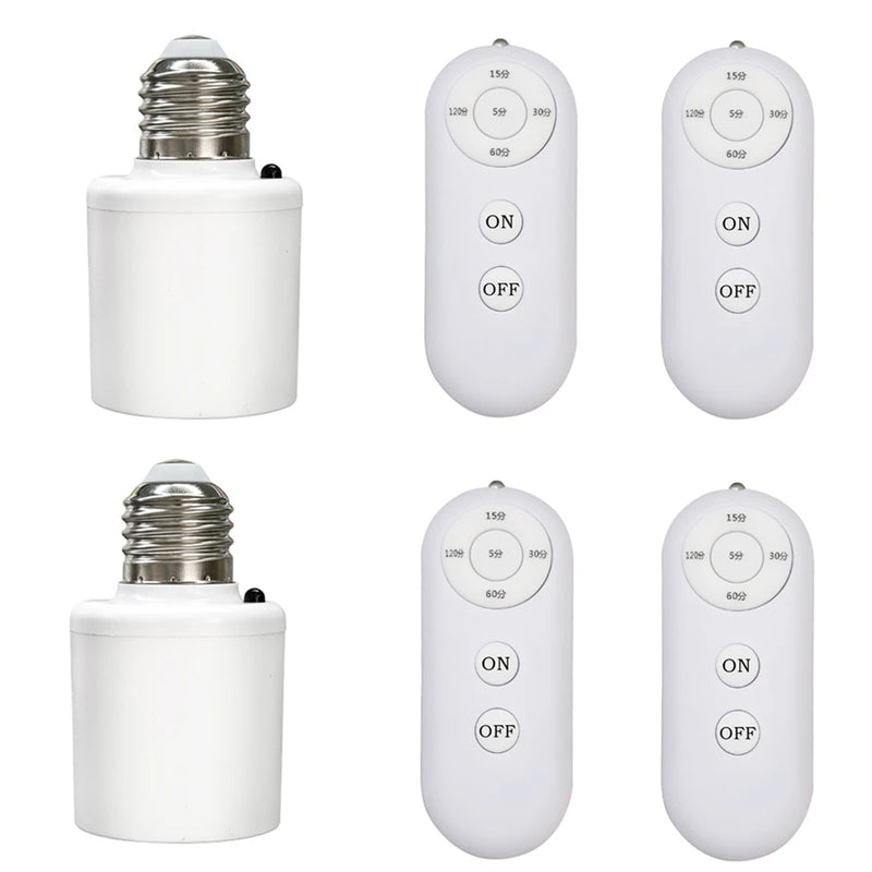 Portalámparas E27 con temporizador y control remoto inalámbricoPortalámparasHome & Garden > Lighting
